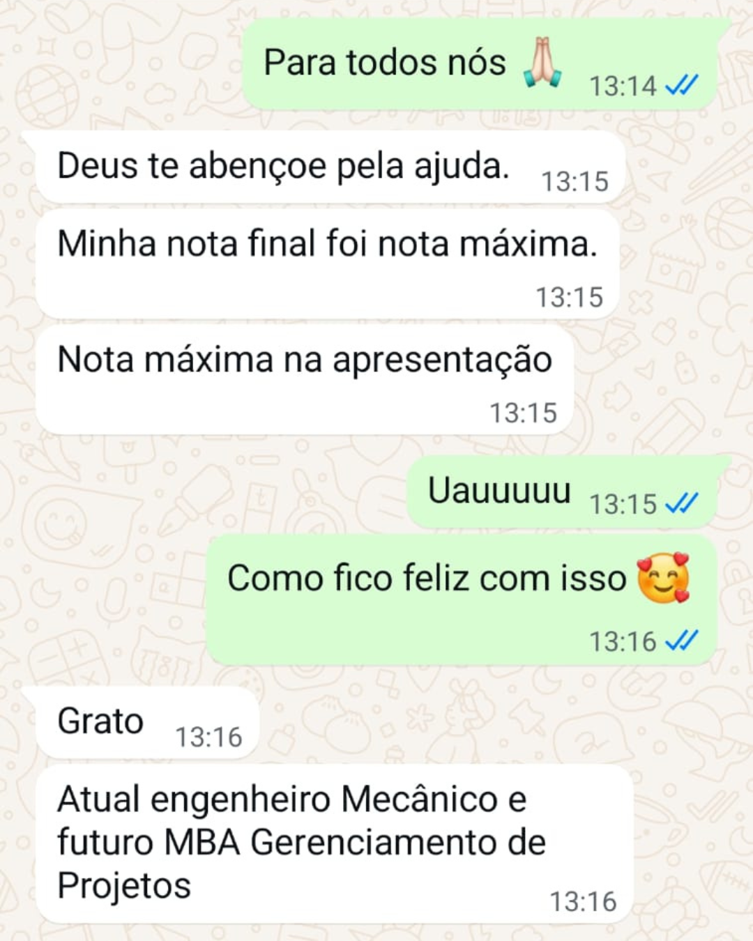 Depoimento WhatsApp 1